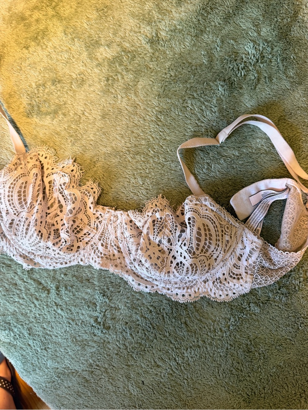 Victoria's Secret Lace Balconette Bra in Blush